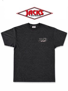 Jacks Surfboards Tee Shirt Gray California Surfing Apparel Surfboard Graphic XXL